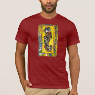 Camiseta Vintage Van Gogh Geisha 1887