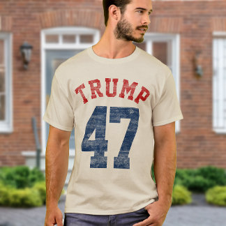 Camiseta Vintage Varsity Donald Trump 47° presidente 2024