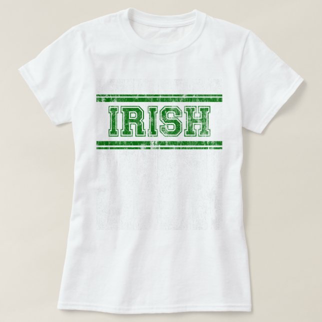 Camiseta Vintage Varsity DS irlandés (Diseño del anverso)