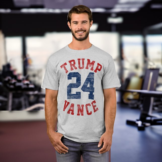 Camiseta Vintage Varsity Trump Vance 2024 (trump vance 2024 vintage tshirt)