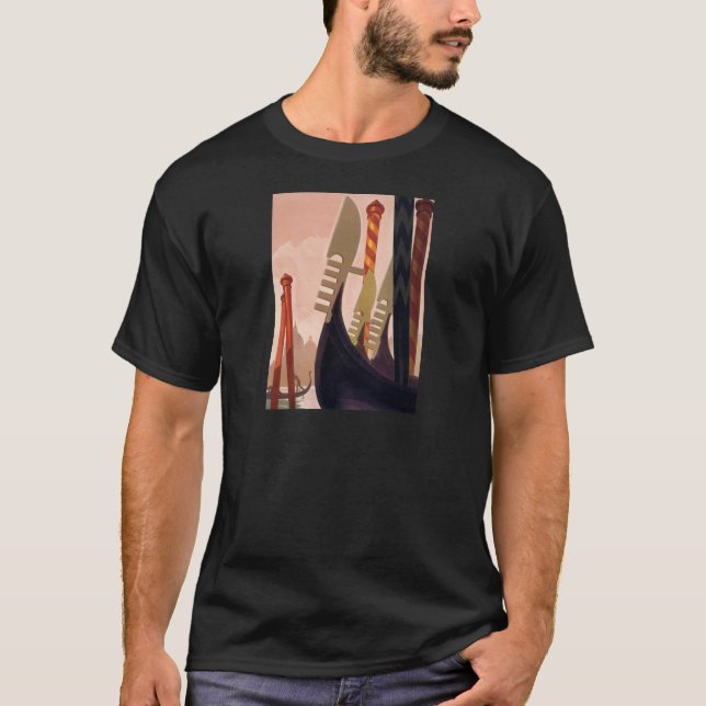 Camiseta Vintage Venezia Gondolas (Anverso)
