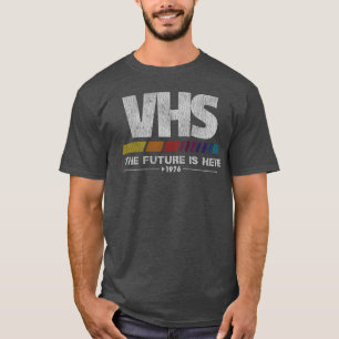 Camiseta Vintage VHS - El Futuro Está Aquí
