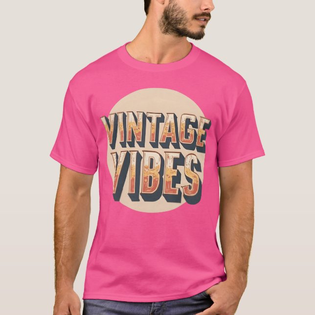 Camiseta Vintage Vibes Retro 70s Aestheticee gift (Anverso)