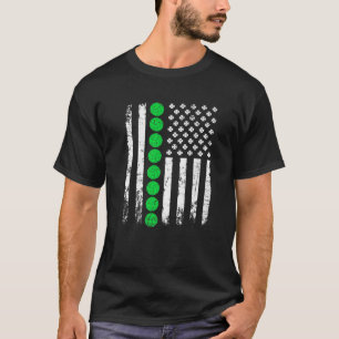 Camiseta Vintage Voleibol St Patricks Day Bandera Estadouni