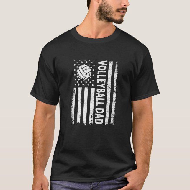 Camiseta Vintage Volleyball Dad (Anverso)