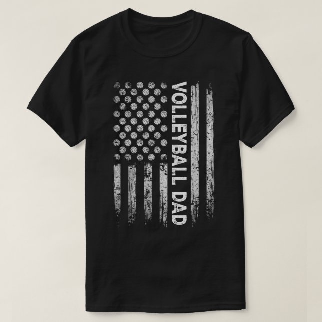Camiseta Vintage Volleyball Dad (Diseño del anverso)