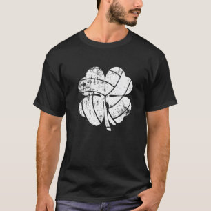 Camiseta Vintage Volleyball St. Patrick's Day Shamrock Iris