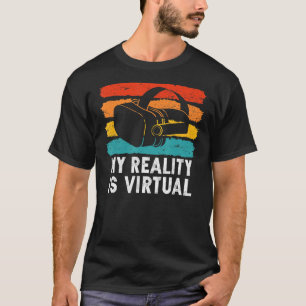 Camiseta Vintage VR Mi Realidad Es Virtual