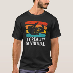 Camiseta Vintage VR Mi Realidad Es Virtual