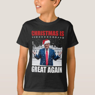 Camiseta Vintage vuelve a hacer grandes a los Navidades gra