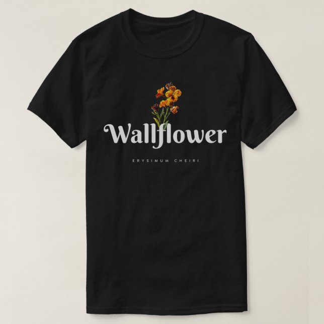 Camiseta Vintage Wallflower (Diseño del anverso)