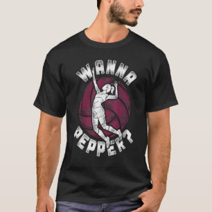 Camiseta Vintage Wanna Pepper, jugador de voleibol