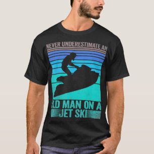 Camiseta Vintage Water Jet Ski Fun Beach para Hombres Retro