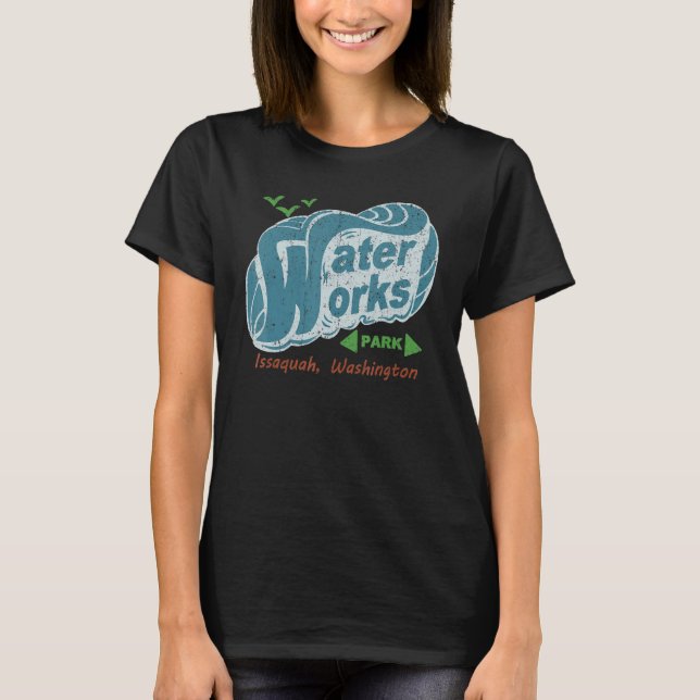 Camiseta Vintage Water Works Park Washington (Anverso)