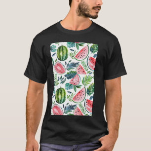 Camiseta Vintage Watermelon Fruit Pattern Art