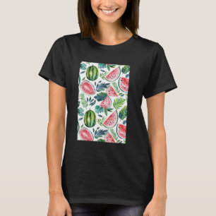 Camiseta Vintage Watermelon Fruit Pattern Art