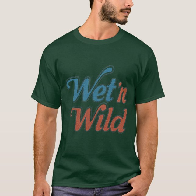 Camiseta Vintage waterpark Wet Wild (Anverso)