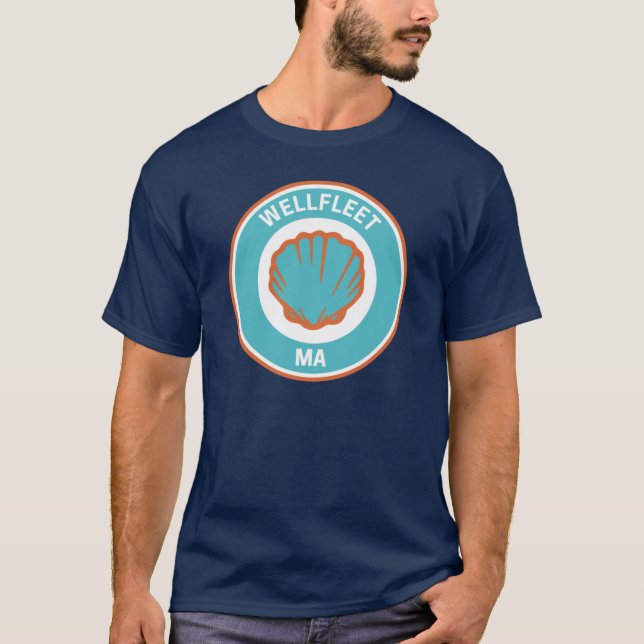 Camiseta Vintage Wellfleet Massachusetts (Anverso)