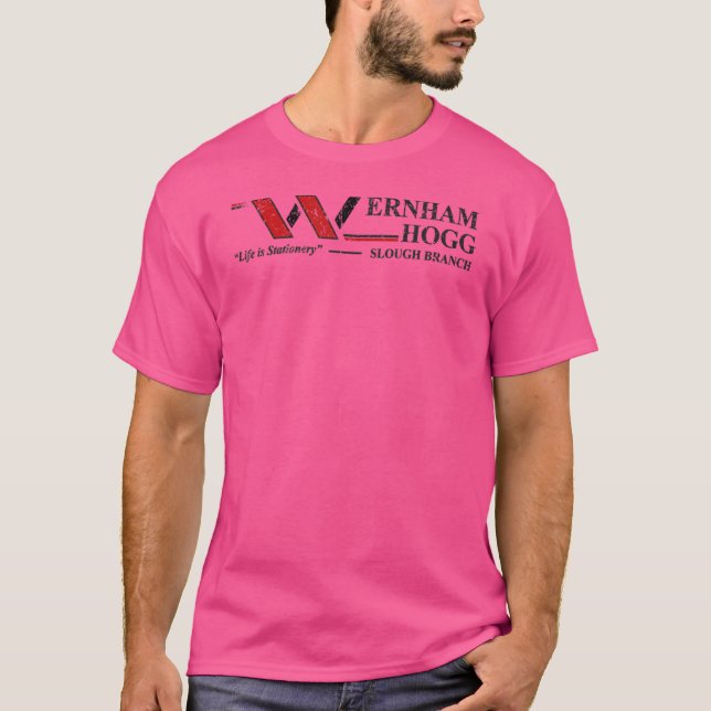 Camiseta Vintage Wernham Hogg Slough Branch (Anverso)