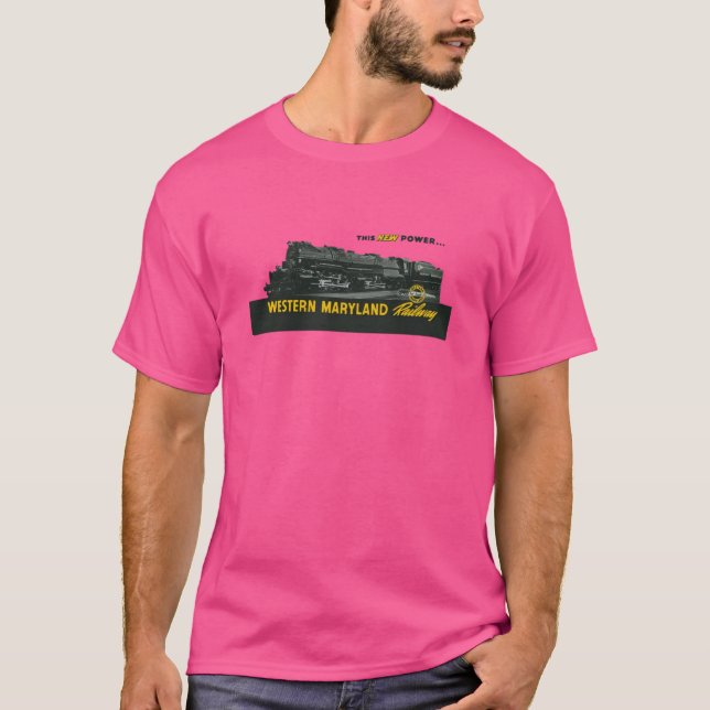 Camiseta Vintage Western Maryland Railroad (Anverso)