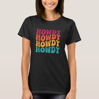 Camiseta Vintage White Howdy Rodeo West Country Southern