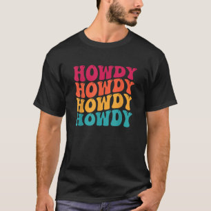 Camiseta Vintage White Howdy Rodeo West Country Southern