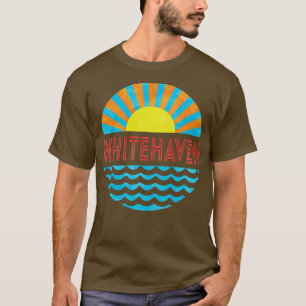 Camiseta Vintage Whitehaven Beach Sun And Waves