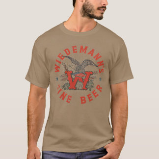Camiseta Vintage Wiedemannx27s Cerveza fina Wiedemann