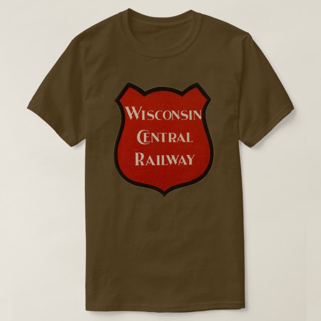 Camiseta Vintage Wisconsin Central Railway (Diseño del anverso)