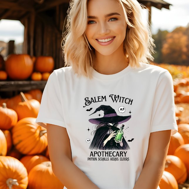 Camiseta Vintage Witch Apothecary Halloween Tshirt (Subido por el creador)