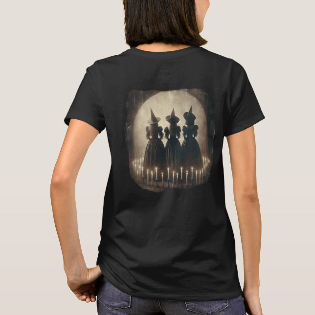 Camiseta Vintage Witch Trio (Reverso)