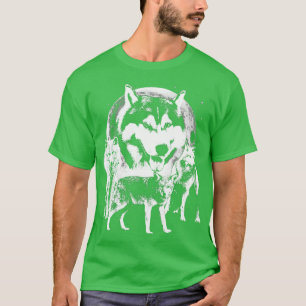 Camiseta Vintage Wolf Pack 90s y2k Epic Moon Black