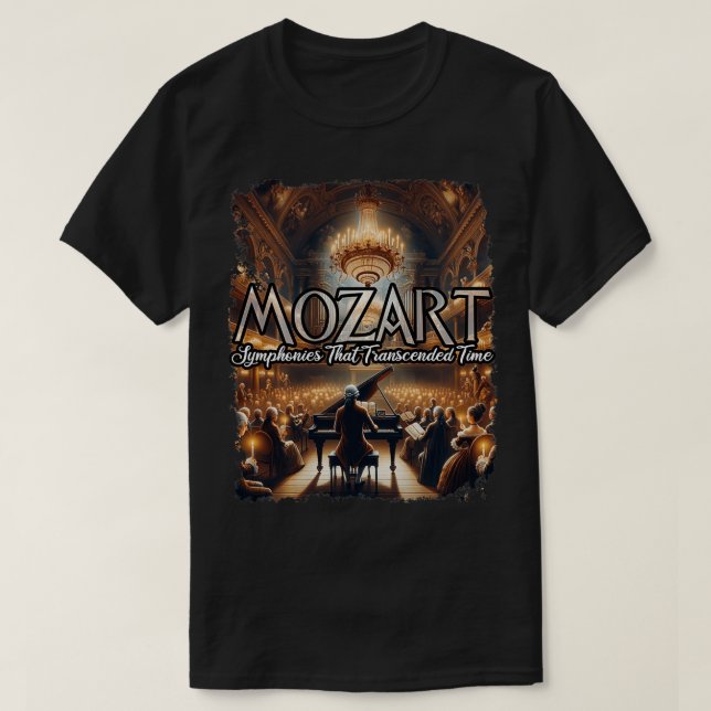 Camiseta Vintage Wolfgang Amadeus Mozart (Diseño del anverso)