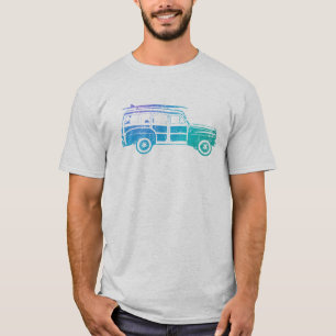 Camiseta Vintage Woody Surf Wagon