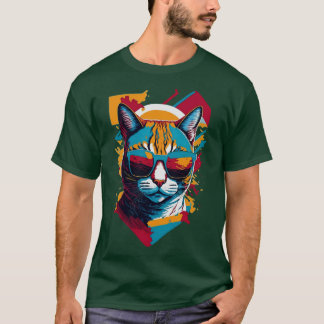 Camiseta Vintage y Flair felino Retro Guay Cat 1