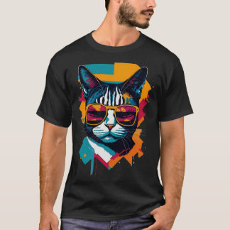 Camiseta Vintage y Flair felino Retro Guay Cat 6