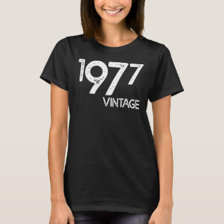 Camiseta Vintage Y Nacido En 1977