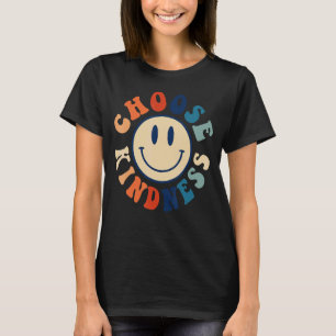 Camiseta Vintage Yellow Smile Face Elija Kindness Spiritu