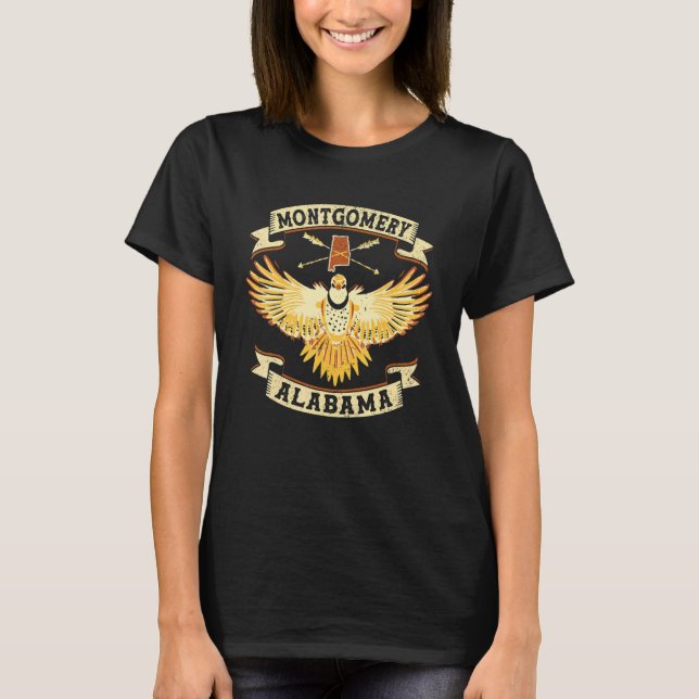Camiseta Vintage Yellowhammer State Alabama Montgomery (Anverso)