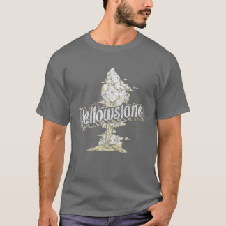 Camiseta Vintage Yellowstone Park Geyser Old Faithful Soubl