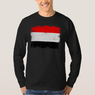 Camiseta Vintage Yemen Flag Yemeni Independence Day