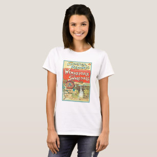 Camiseta Vintage Yorkshire Railroad Tourist Guide Cover Art