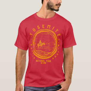 Camiseta Vintage Yosemite National Park California Souvenir