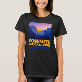 Camiseta Vintage Yosemite Valley National Park Photo Retro