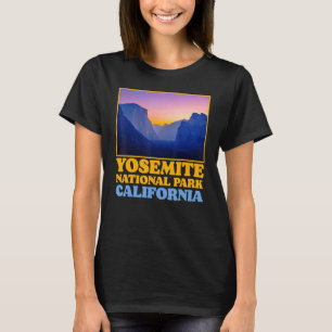 Camiseta Vintage Yosemite Valley National Park Photo Retro