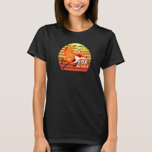 Camiseta Vintage Zero Fox Administrado Pun Animal Furry 1