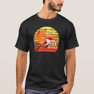 Camiseta Vintage Zero Fox le dio a Pun Animal Furry