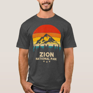 Camiseta Vintage Zion National Park Retro Souvenir