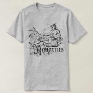 Camiseta Vintage Zodiac Aquarius