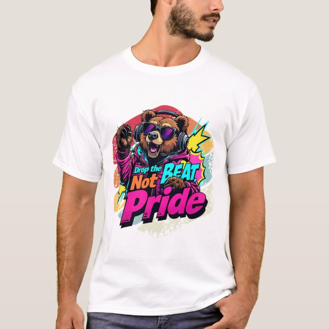 Camiseta VintageVibes LGBTQ BearDJ (Anverso)